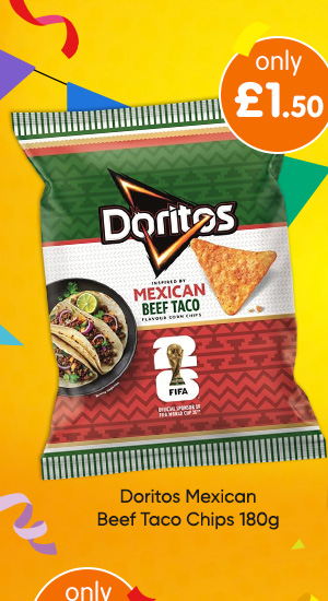 Doritos Mexican Beef Taco Chips 180g