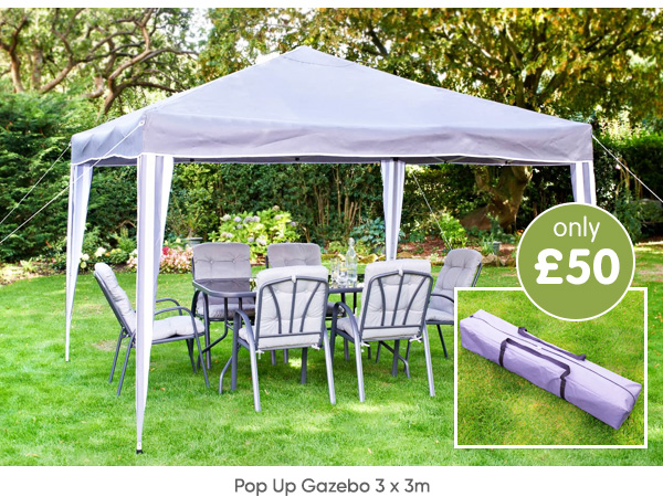 Pop Up Gazebo 3 x 3m