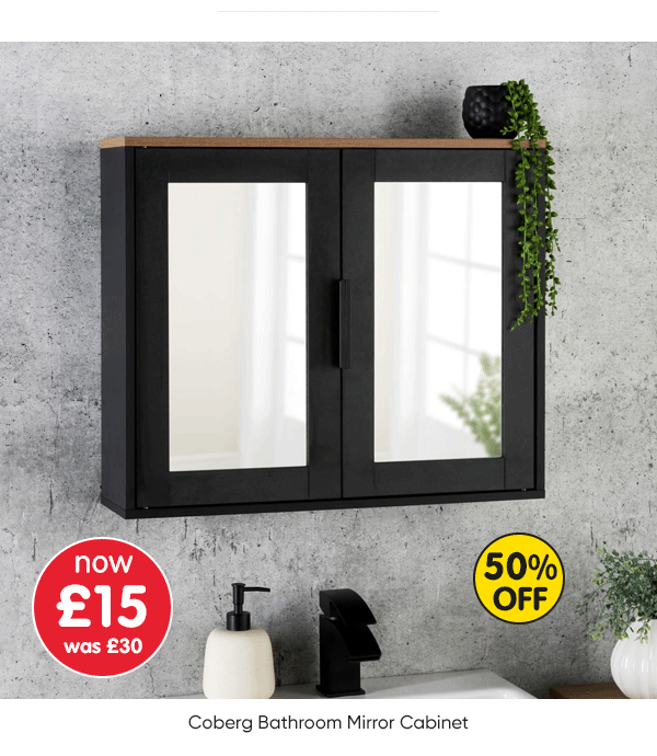 Coberg Bathroom Mirror Cabinet