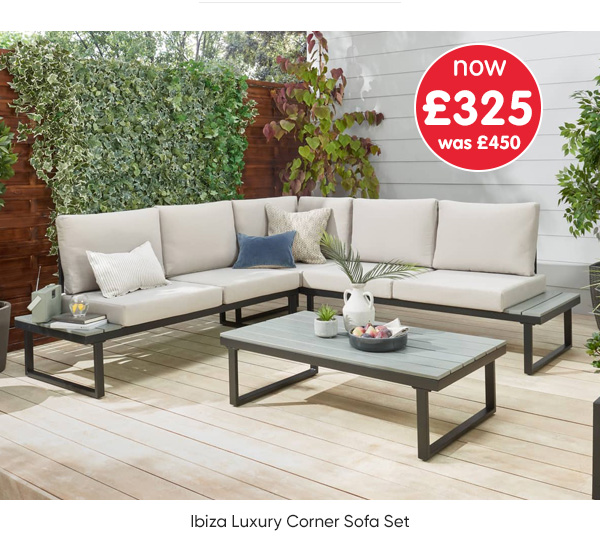 Ibiza Luxury Corner Sofa Set