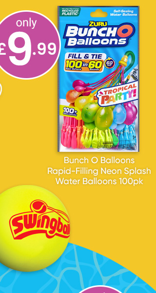 Bunch O Balloons Rapid-Filling Neon Splash Water Balloons 100pk
