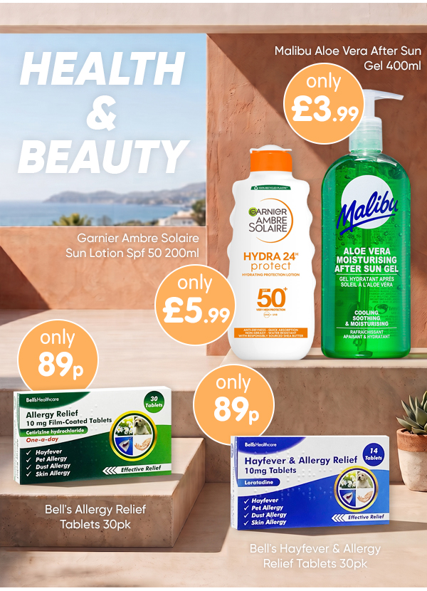 Health & Beauty at B&M