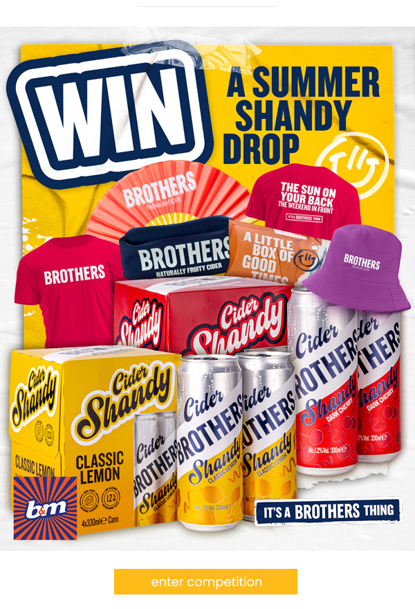 FOUR Chances To Win a Summer Shandy Collection, Courtesy of Brother's Cider Competition