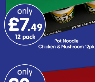 Pot Noodle Chicken & Mushroom 12pk