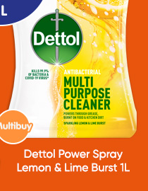 Dettol Power Spray - Lemon & Lime Burst 1L