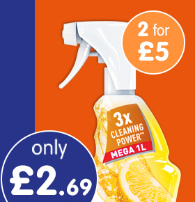 Dettol Power Spray - Lemon & Lime Burst 1L