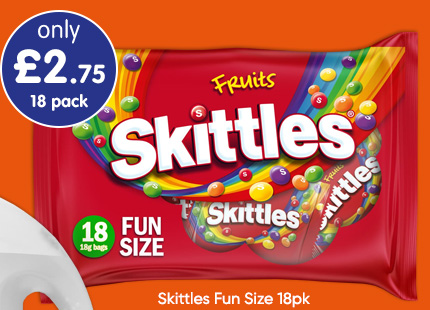 Skittles Fun Size 18pk