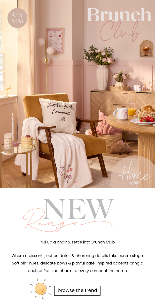 Brunch Club Trend at B&M