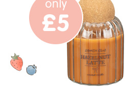 Brunch Club Ribbed Jar Scented Candle With Cork Ball Lid