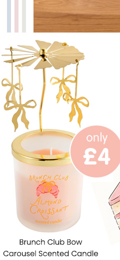 Brunch Club Bow Carousel Scented Candle