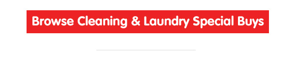Browse all Cleaning & Laundry Special Buys at B&M