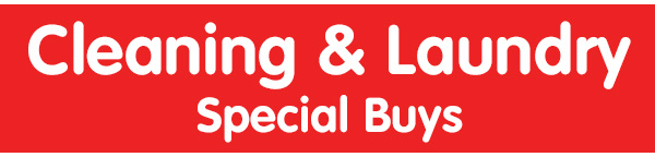 Cleaning & Laundry Special Buys at B&M
