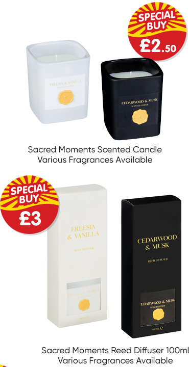 Sacred Moments Candles & Diffusers