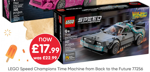 LEGO Speed Champions Time Machine from Back to the Future 77256