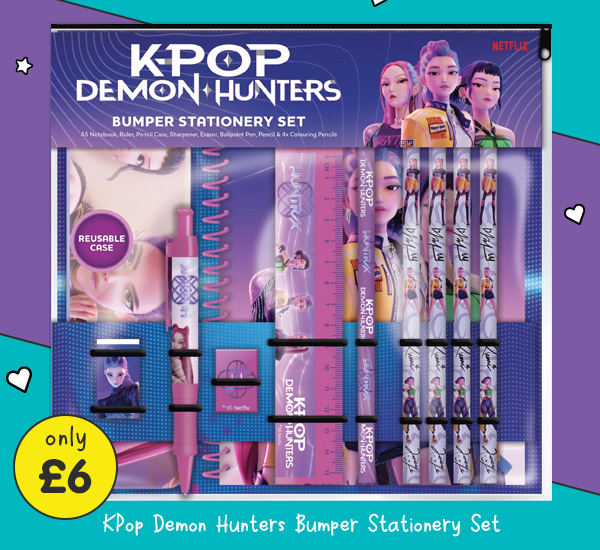 KPop Demon Hunters Bumper Stationery Set