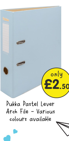 Pukka Pastel Lever Arch File - Various Colours Available