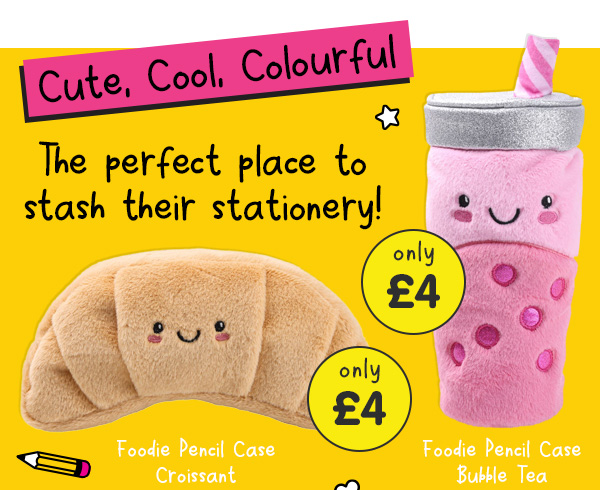 Foodie Pencil Case - Various Designs Available