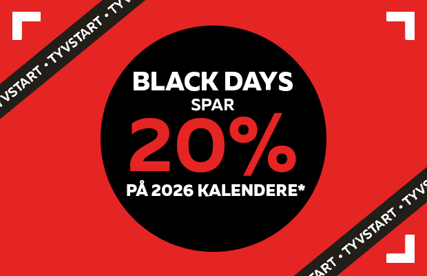 Spar 20% på 2026 kalendere