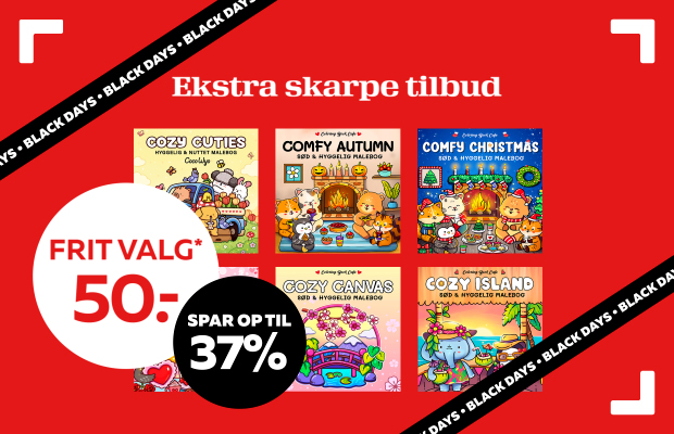 Spar op til 37% på Cozy malebøger