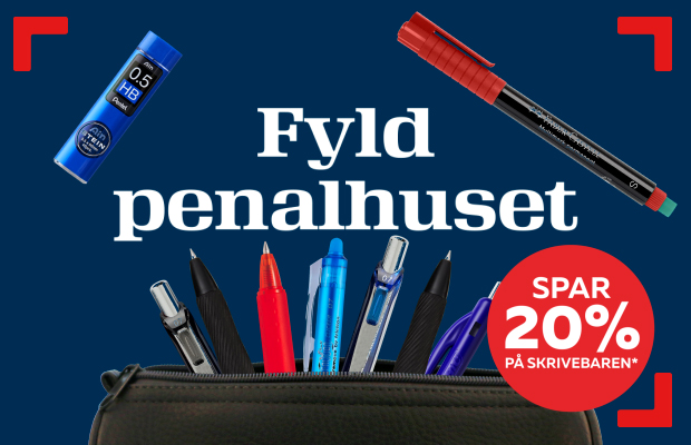 Spar 20% på skrivebaren