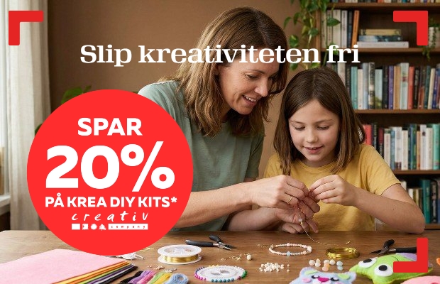20% på DIY-kits fra Creativ Company