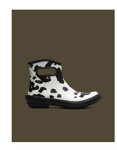 Patch Ankle Boot Cow