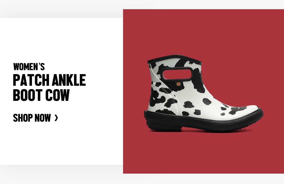 Patch Ankle Boot Cow