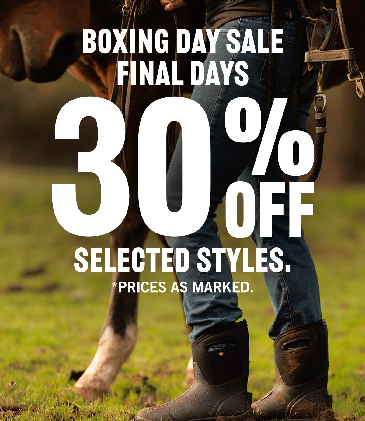 30% Off Selected Styles