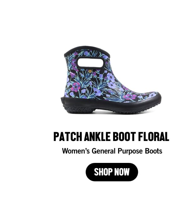 Patch Ankle Boot Floral