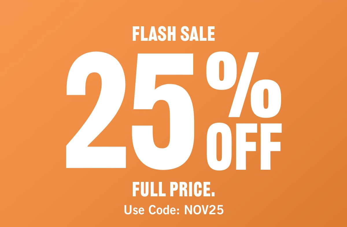 25% off full price with code NOV25.