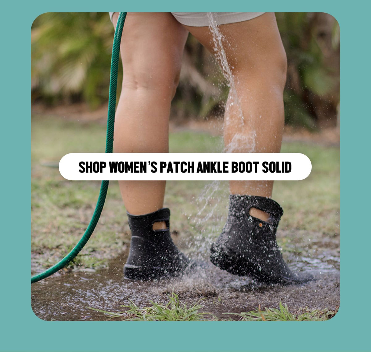 Shop Women's Patch Ankle Boot Solid