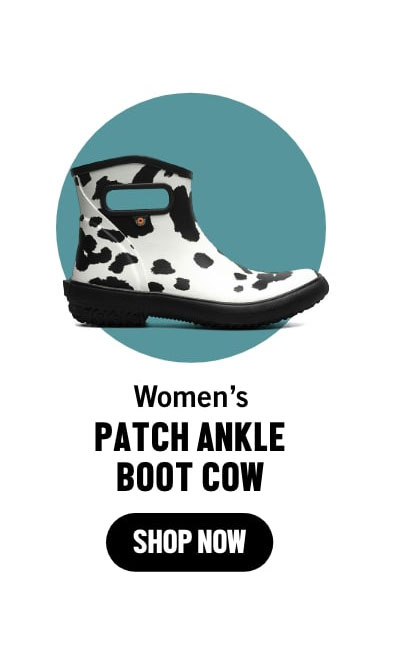 Patch Ankle Boot Cow