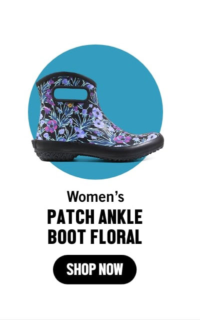 Patch Ankle Boot Floral