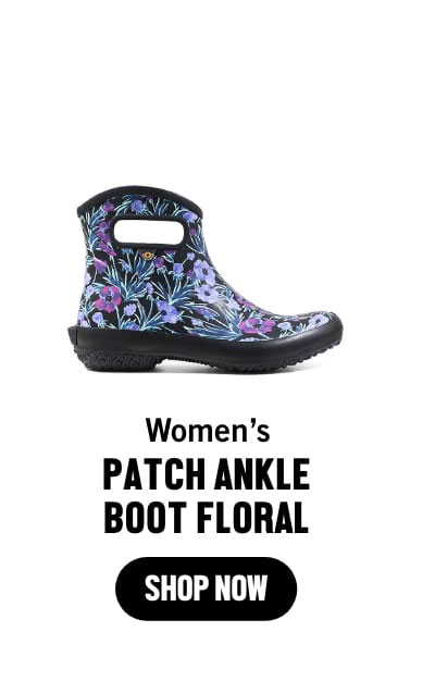 Patch Ankle Boot Floral
