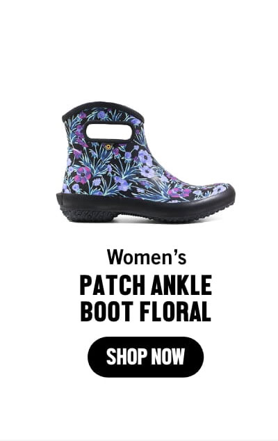 Patch Ankle Boot Floral