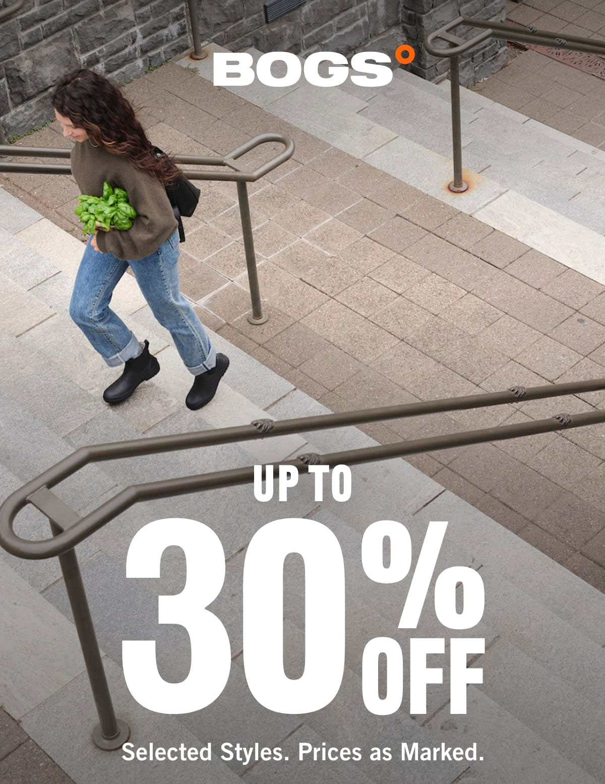 Up to 30% off selected styles. Prices as marked. Display images to learn more.