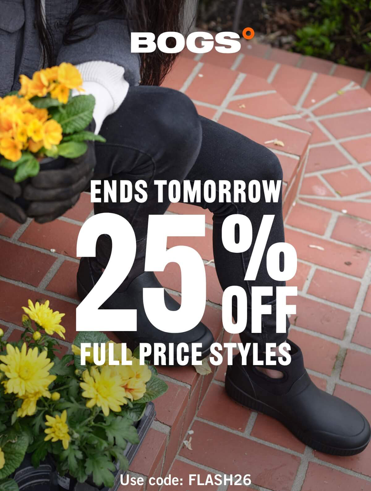 Flash Sale! 25% Off Full Price. Use Code: FLASH26. Display images to learn more.