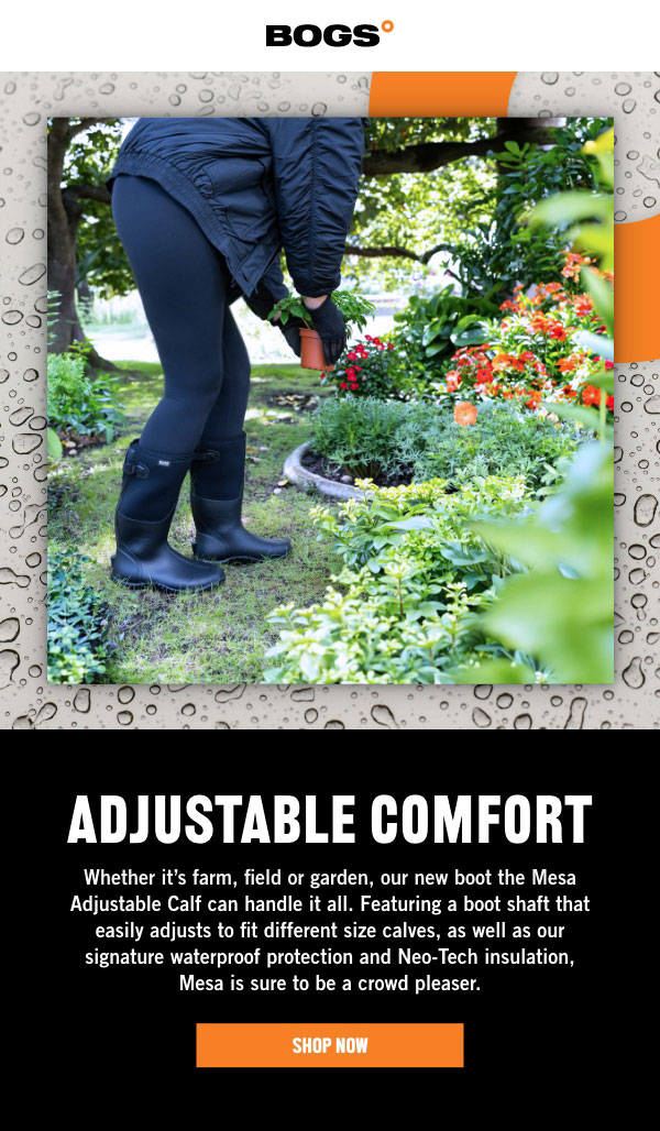 Adjustable comfort adjusted to fit different sizes. Display images to learn more.