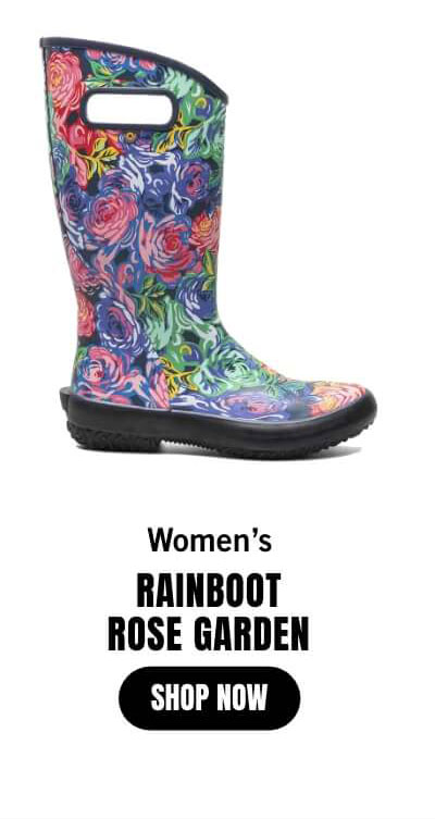 Rainboot Rose Garden