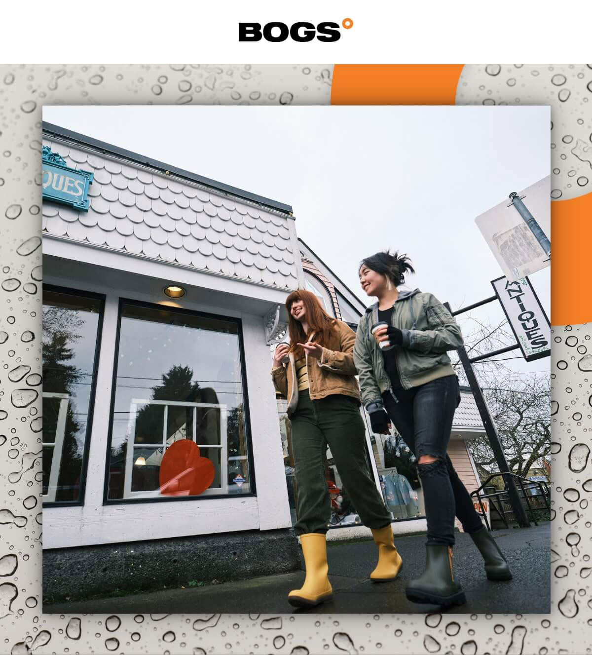 The fashion-forward rain boot. Display images to learn more.