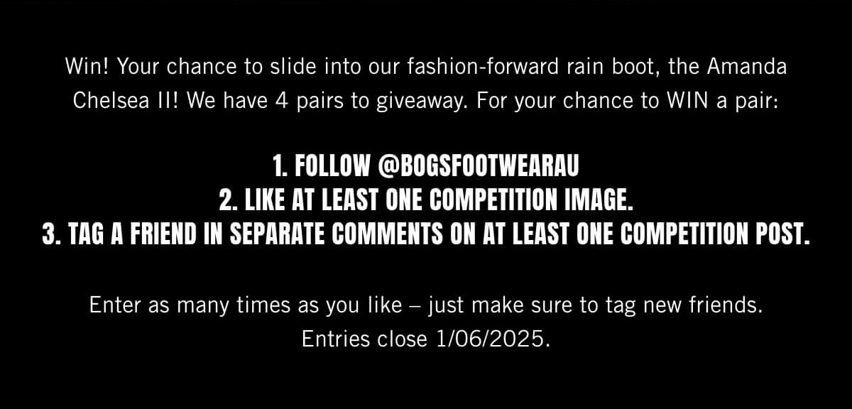 We have 4 pairs to give away. Enter as many times as you like. Display images to learn more.