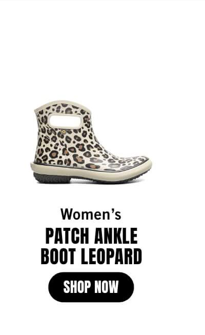 Patch Ankle Boot Leopard