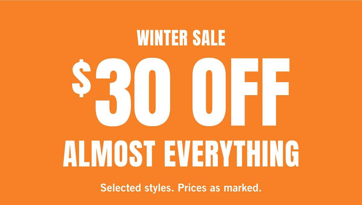 $30 Off Almost Everything. Display images to learn more.