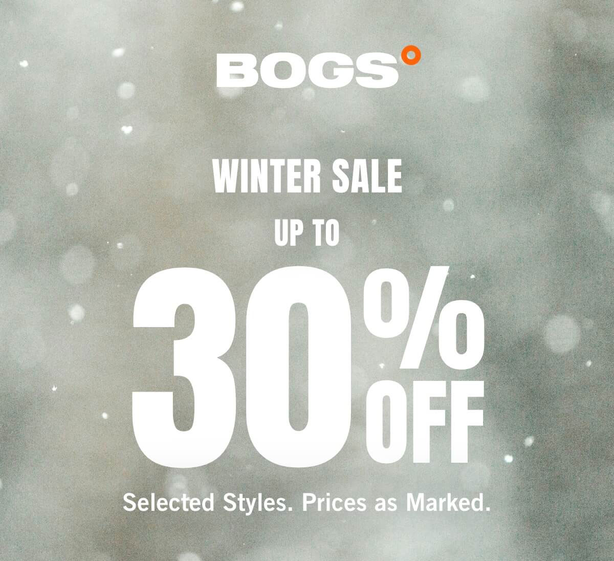 Up to 30% Off. Selected styles. Prices as marked. Display images to learn more.