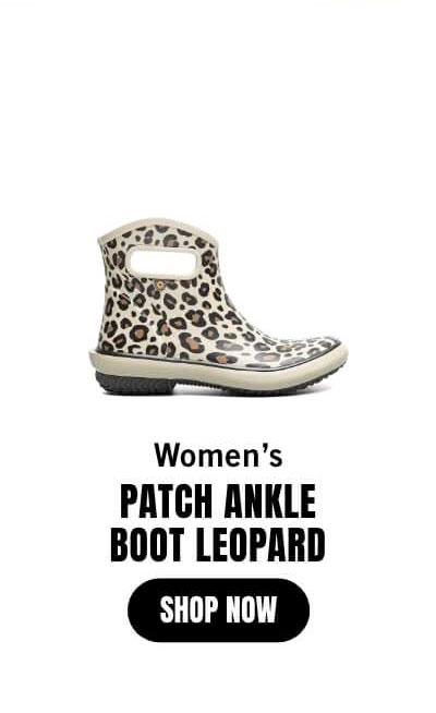 Patch Ankle Boot Leopard