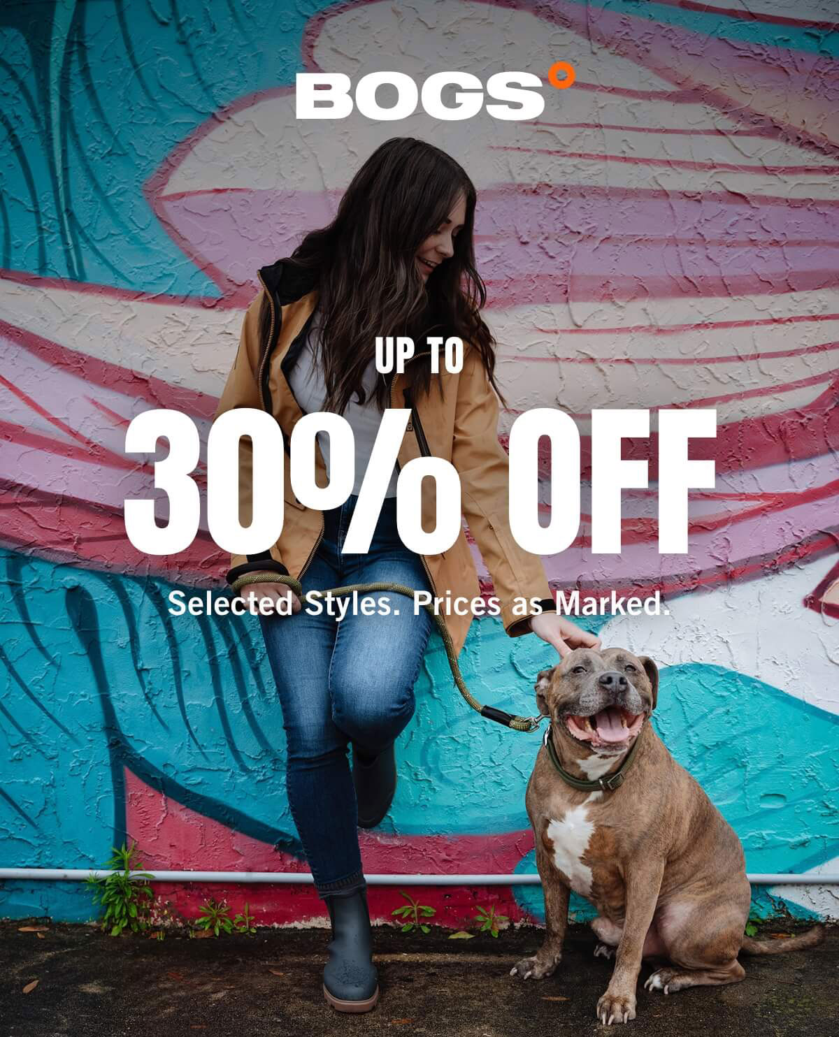Up To 30% Off Selected Styles