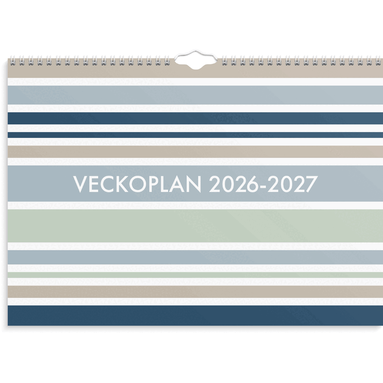 Väggkalender 2026-2027 Veckoplan