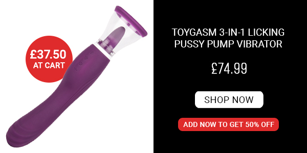 Toygasm 3 in 1 licking pussy pump vibrator - £37.50 at cart