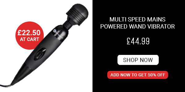 Multi speeds main powered wand vibrator - £22.50 at cart