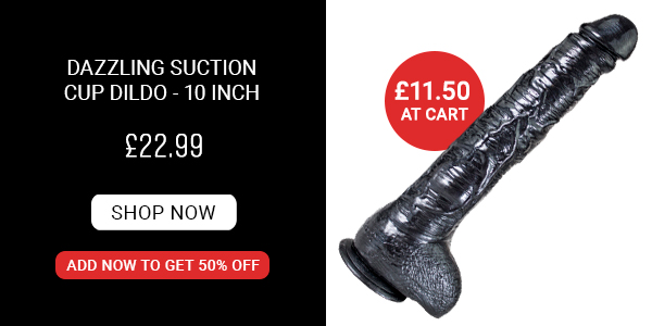 Dazzling suction cup dildo - £11.50 at cart